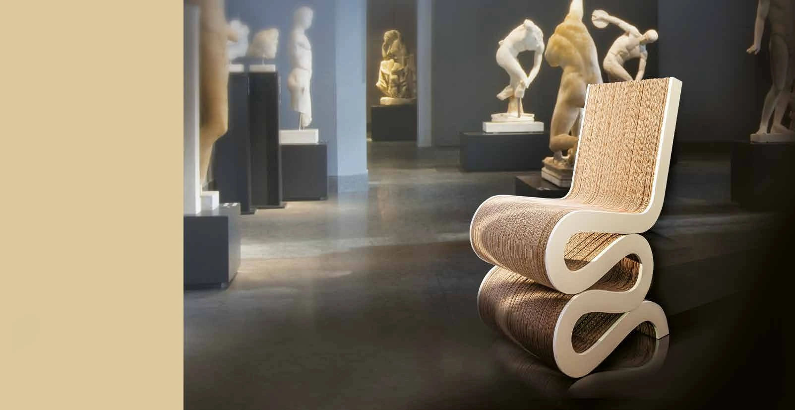 Sedute e complementi d’arredo realizzati in cartone ondulato