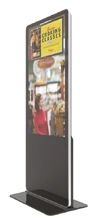 Totem digitale verticale per comunicazione nel punto vendita